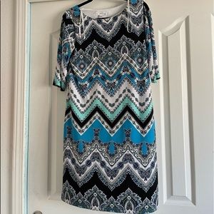 aztec slip on dress